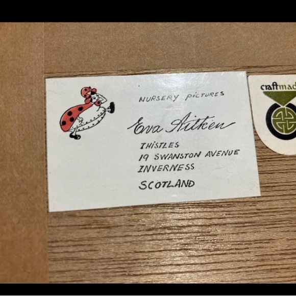 Vintage Scottish toadstool 🍄 folk art - Picture 7 of 8